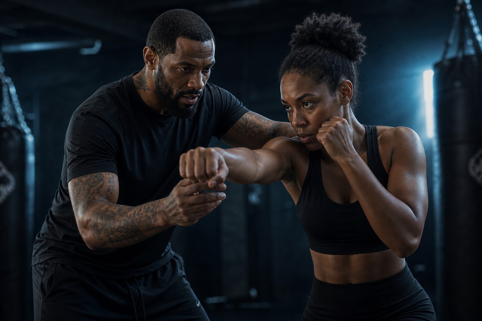 Dem Diesel coaching women's self defense
