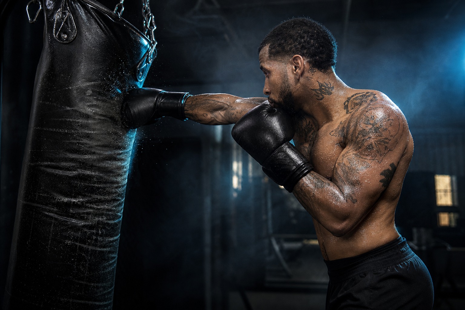 Heavy bag training